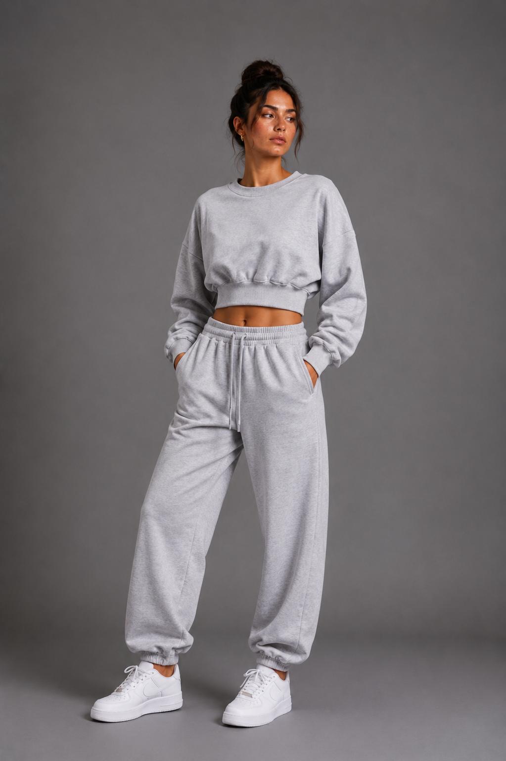 Tuta Crop Donna girocollo