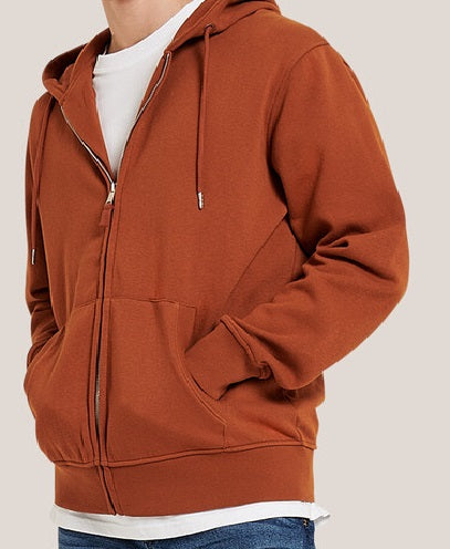 Felpa Cappuccio Zip Basic