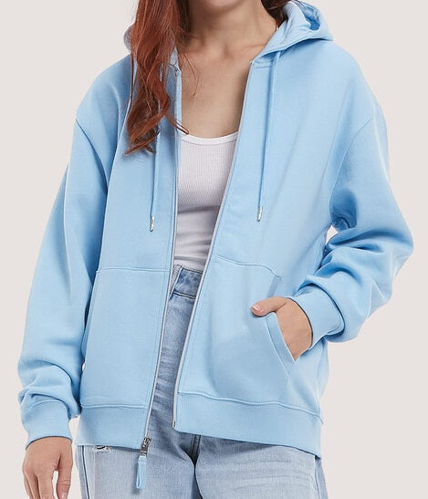 Felpa Cappuccio Zip basic