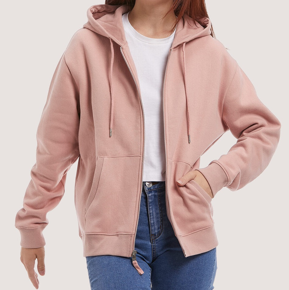 Felpa Cappuccio Zip basic