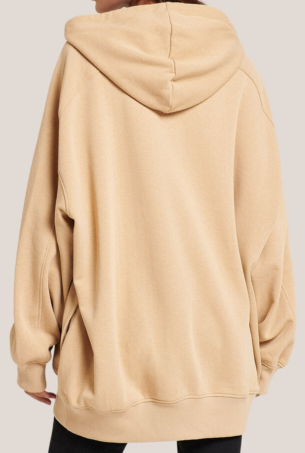 Felpa Cappuccio Donna Over size