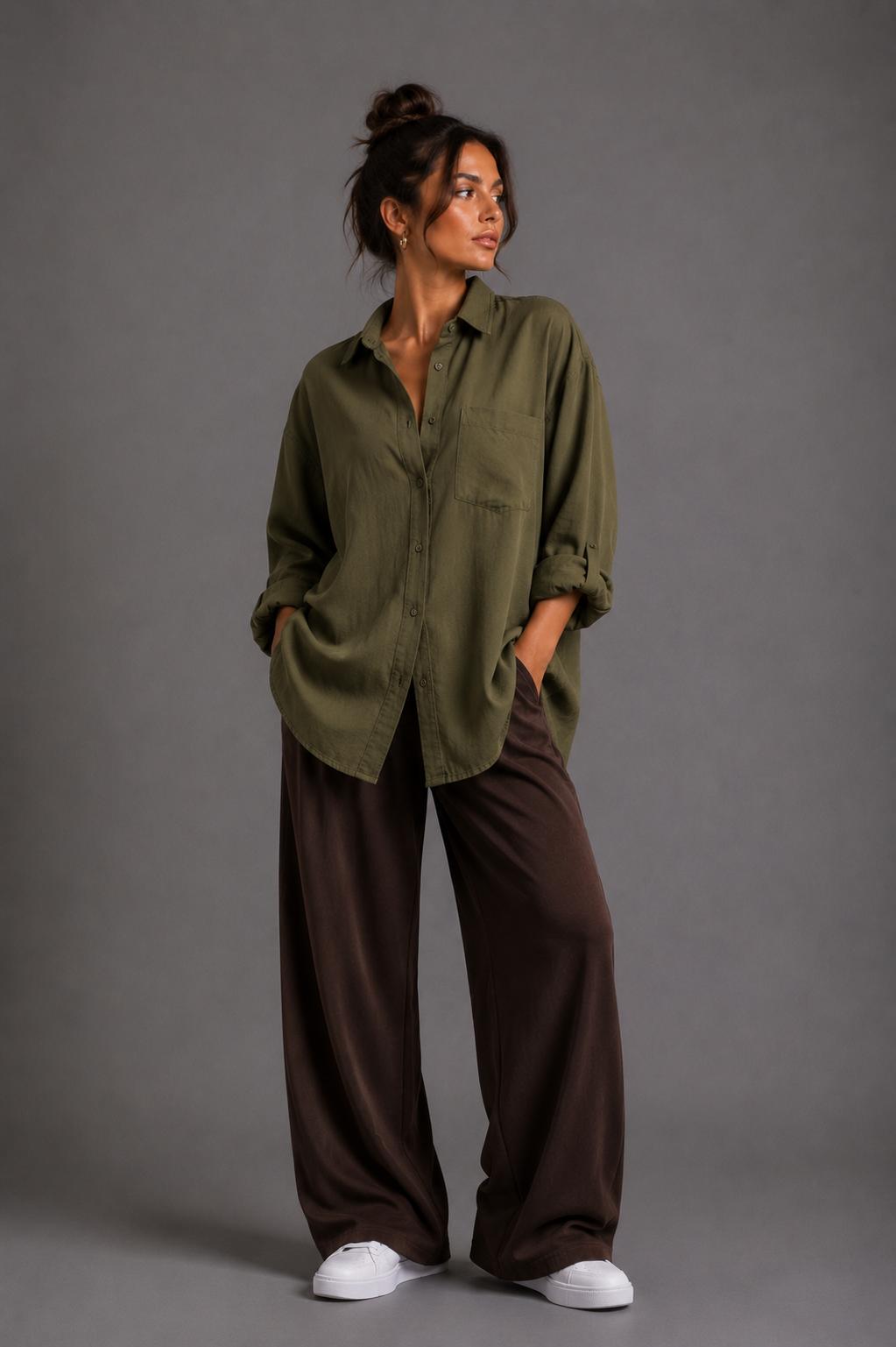 Camicia Donna tinta unita