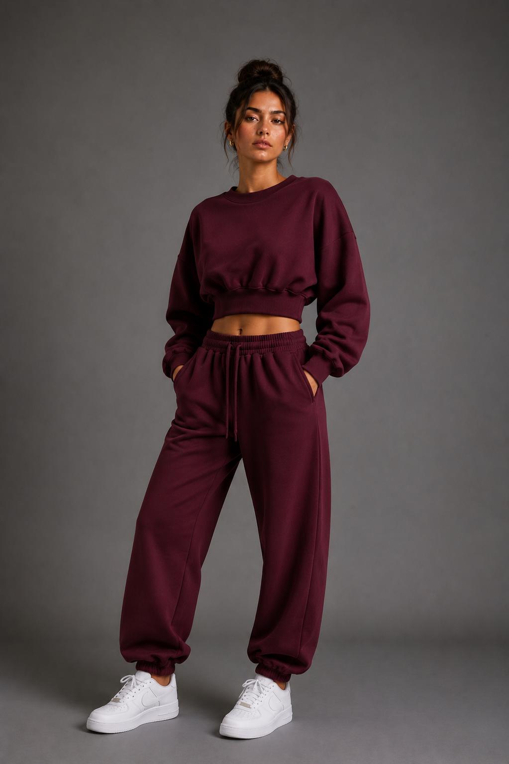 Tuta Crop Donna girocollo