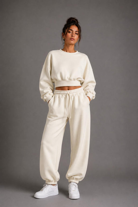 Tuta Crop Donna girocollo