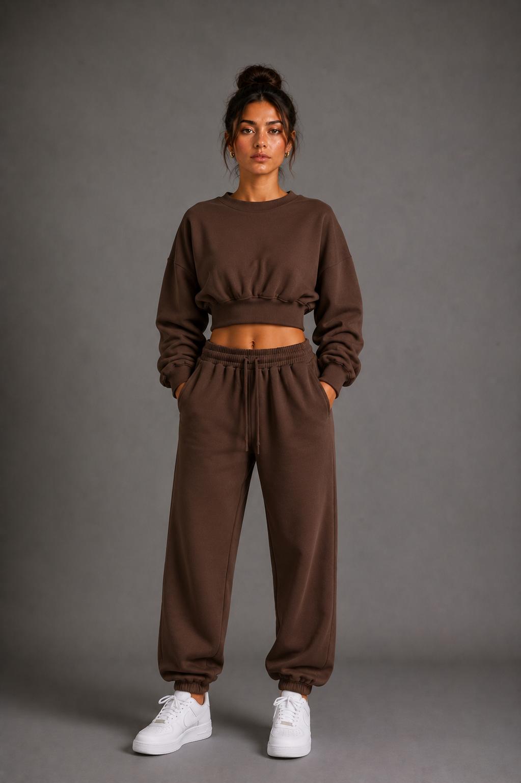 Tuta Crop Donna girocollo