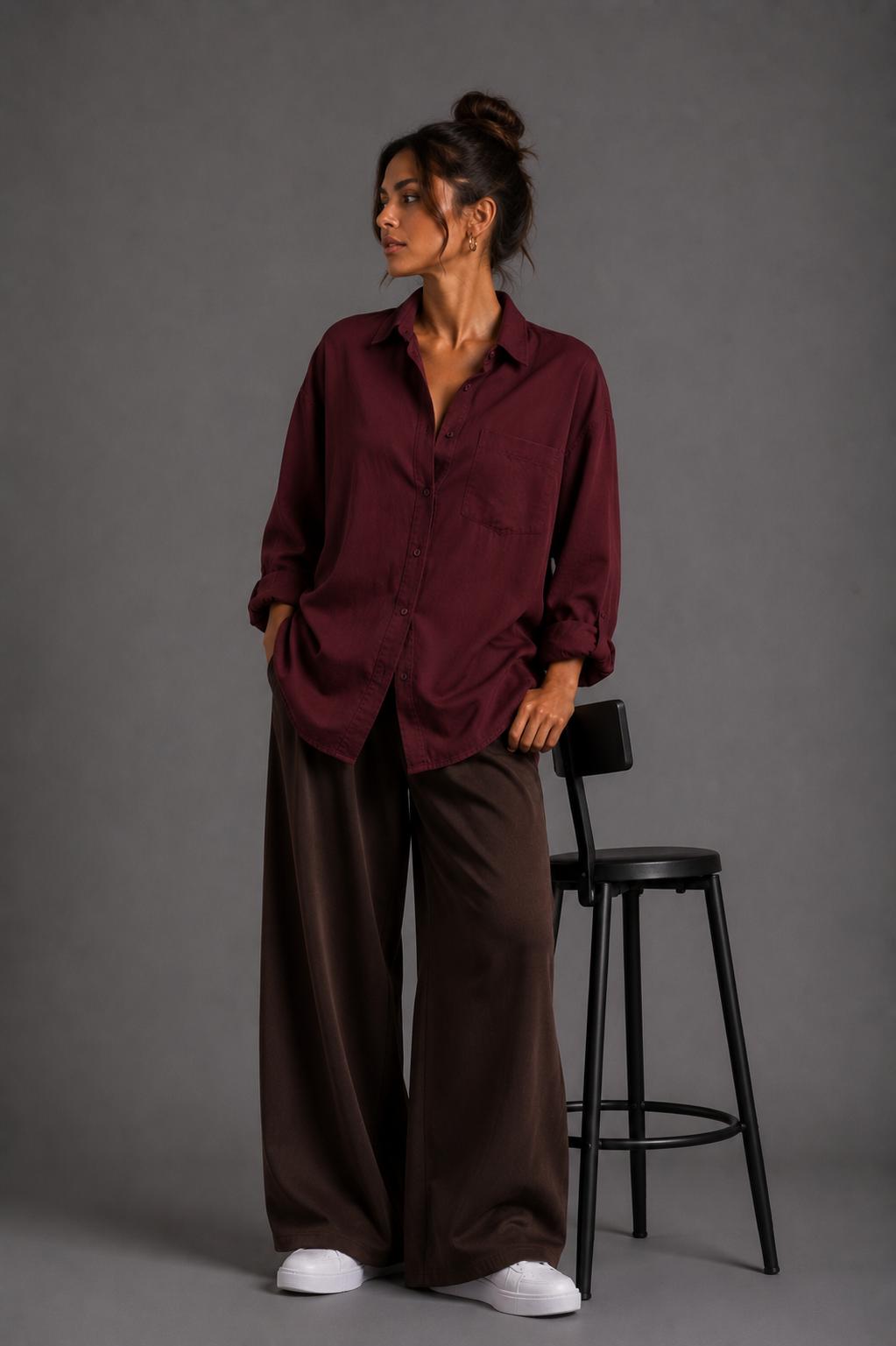 Camicia Donna tinta unita