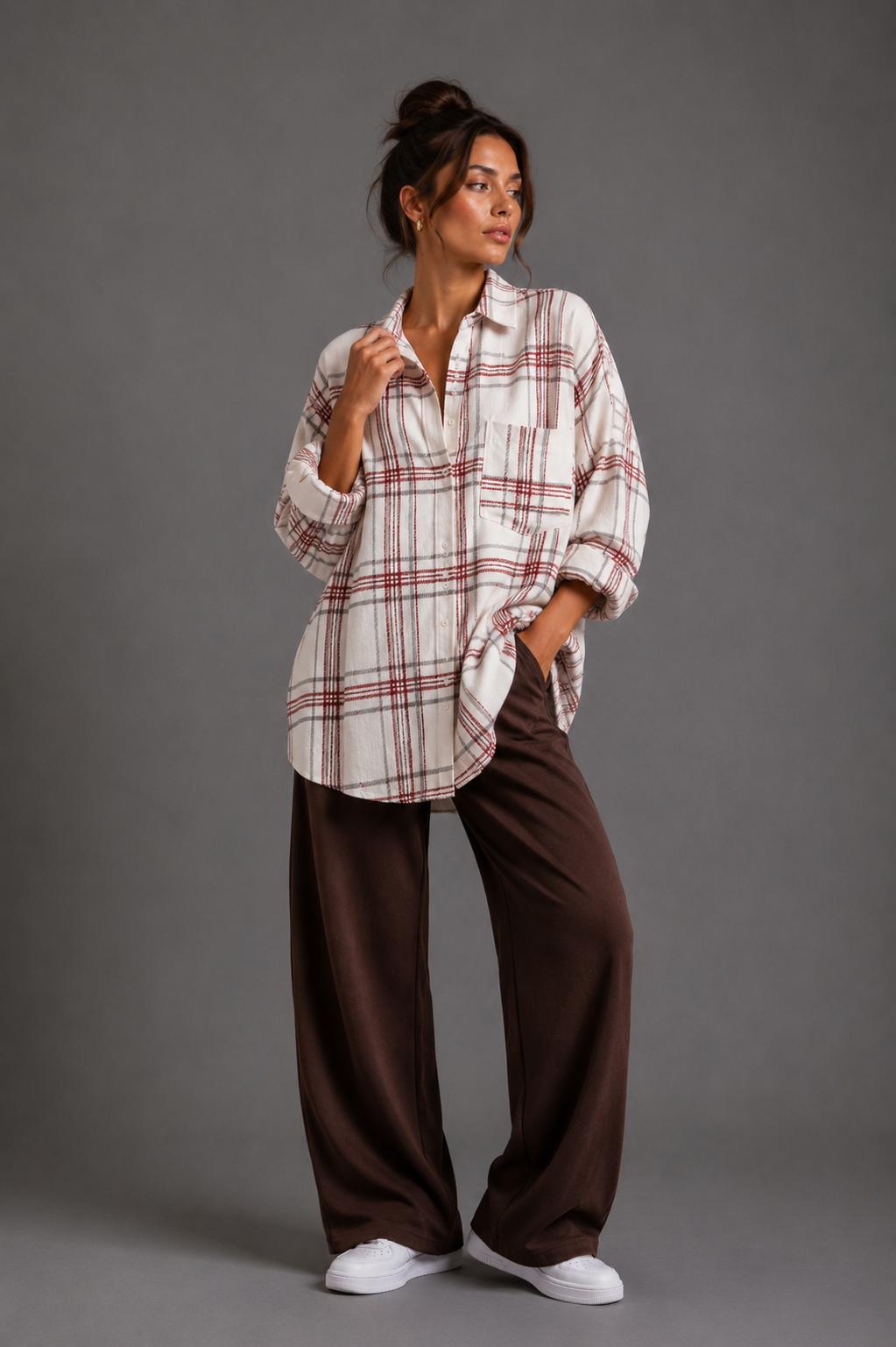 Camicia Donna Scozzese