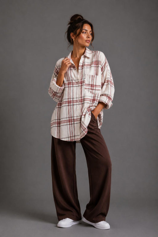 Camicia Donna Scozzese