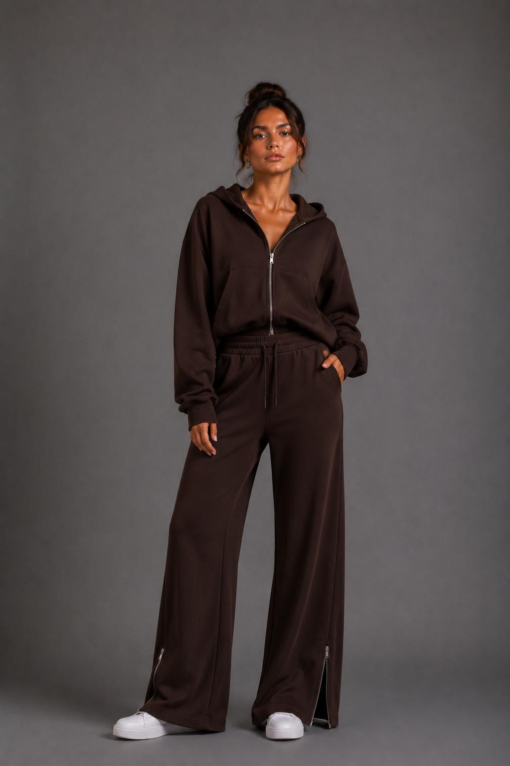 Tuta Crop Donna Zip